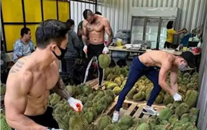 Imbas Corona, Pelatih Gym di Thailand Banting Setir Jadi Penjual Durian