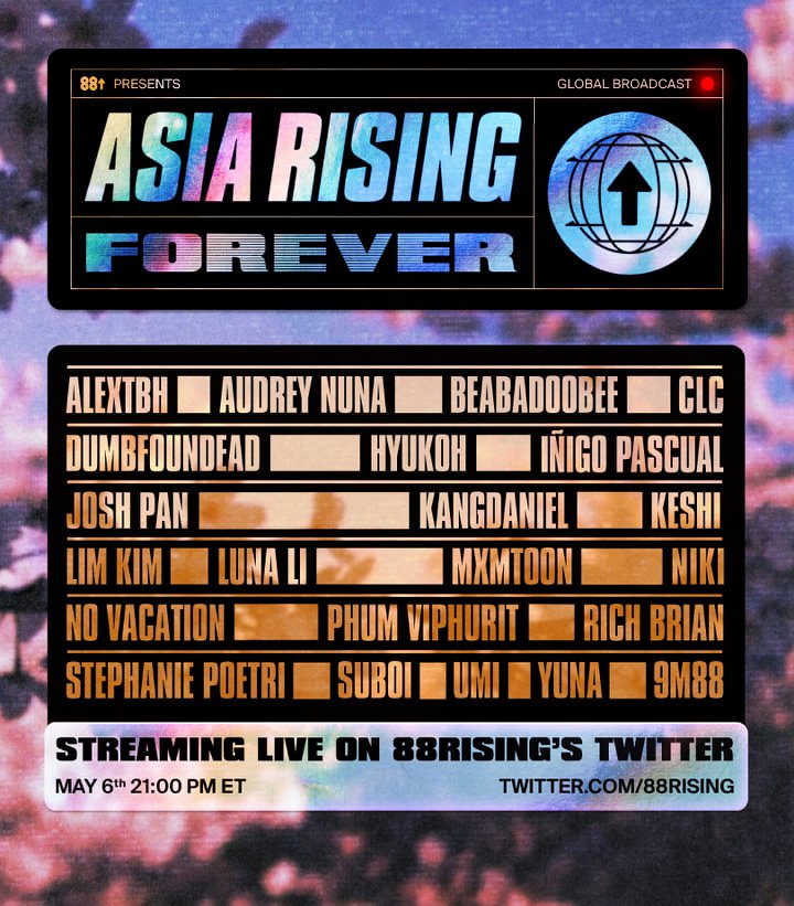 Kang Daniel Hingga Hyukoh Dikonfirmasi Tampil Di Festival Musik Online 88Rising \'Asia Rising Forever