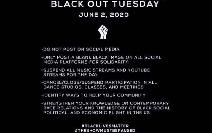 Perjuangkan Anti Rasisme, Netter Kompak 'Hitamkan' Medsos Saat 'Black Out Day 2020'
