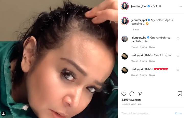 Jennifer Ipel Pamer Uban Jelang Usia 'Emas', Begini ...