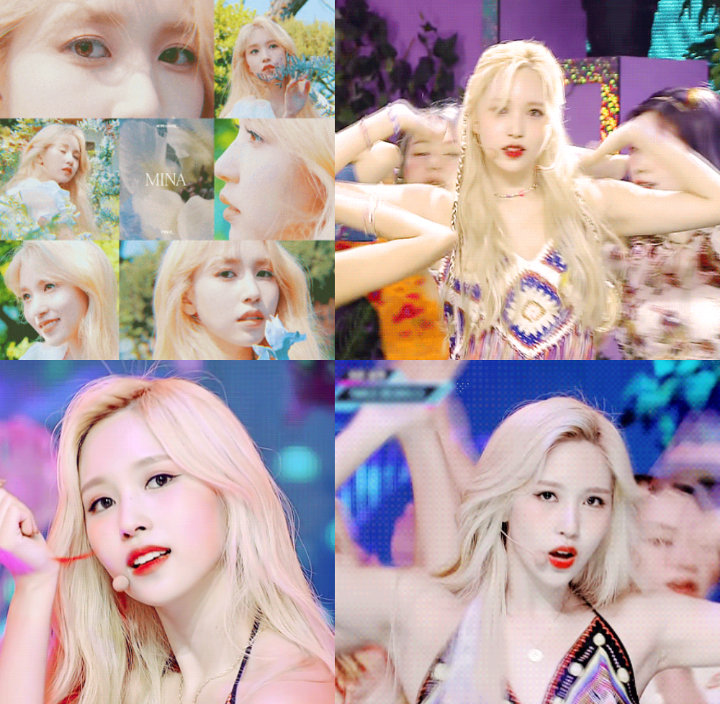 Visual Mina Twice dengan Rambut Pirang Kejutkan Netizen, Dipuji Secantik Dewi