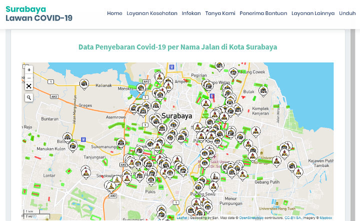 Jumlah Kasus COVID-19 Surabaya Terus Naik, Pemkot Buka Alamat Pasien Positif