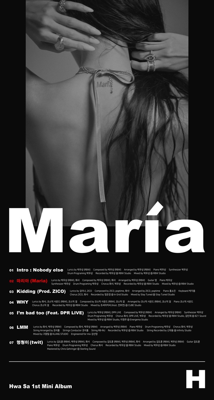 Hwasa Mamamoo Rilis Tracklist Album Solo \'Maria\', Gaet 2 Rapper Terkenal Ini Buat Kolaborasi