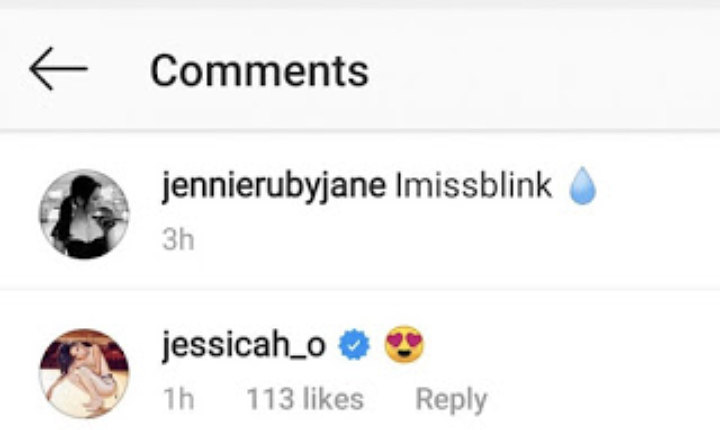 Netizen Kaget Lihat Rapper Jessi Tulis Komentar Ini di Foto Instagram Jennie BLACKPINK