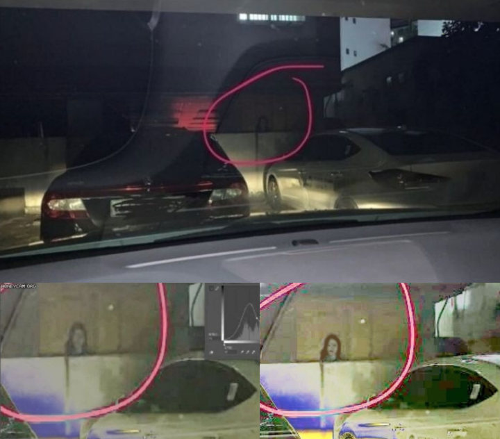Penampakan Seram \'Hantu\' Gong Hyo Jin Bikin Geger di Parkiran