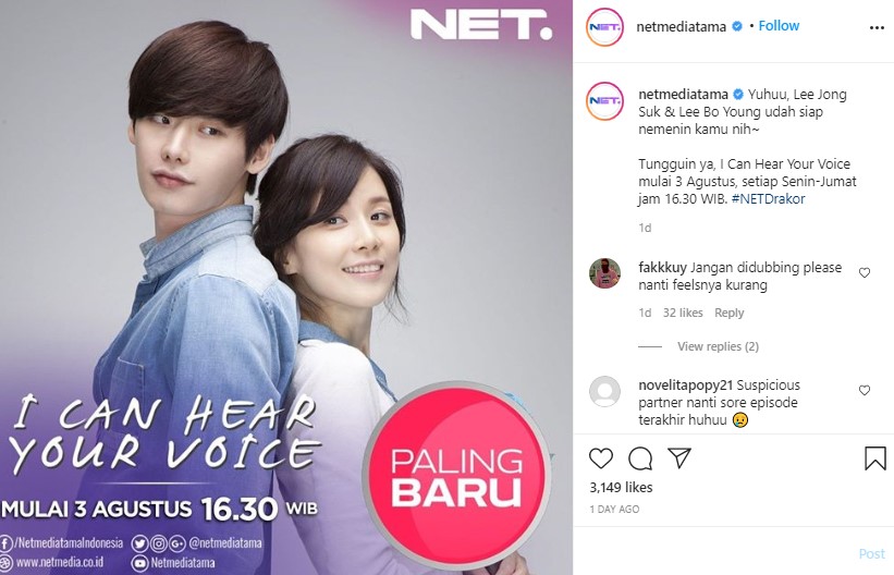 Tak Sampai Tamat Tayang Di RCTI, Kini NET TV Ambil Alih Hak Siar \'I Can Hear Your Voice\'