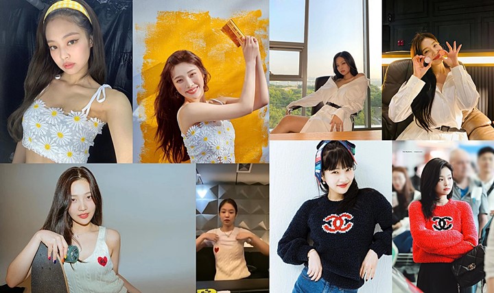Jennie BLACKPINK dan Joy Red Velvet Ternyata 8 Kali Kembaran Baju 2