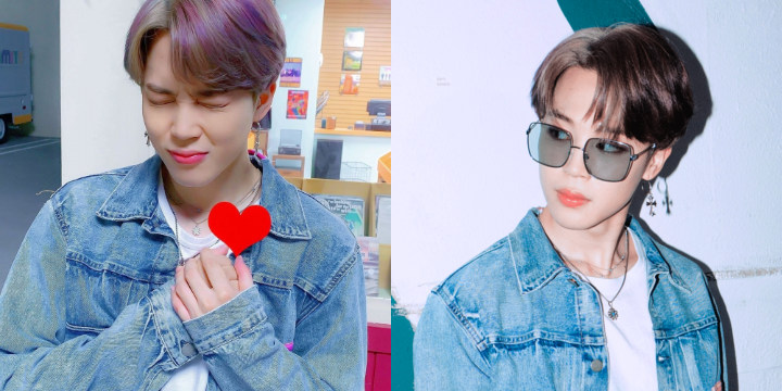 VOTE FOR JIMIN ¹³ ~REST~ on X: 2️⃣9:55 Jimin drew attention with his retro  denim look. Foreign media, reported Netizens love Jimin's retro denim  style in the 'Dynamite' MV. Jimin was wearing