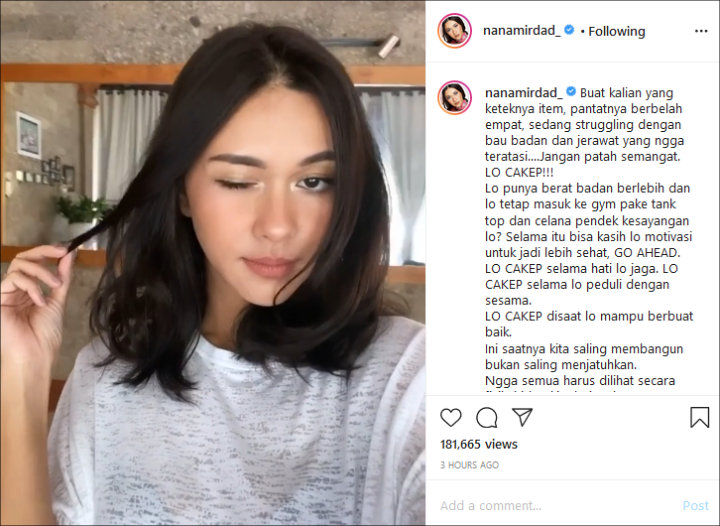 Nana Mirdad Ikutan Sindir Revina VT, Singgung Soal Kecantikan dari Hati Bukan Fisik