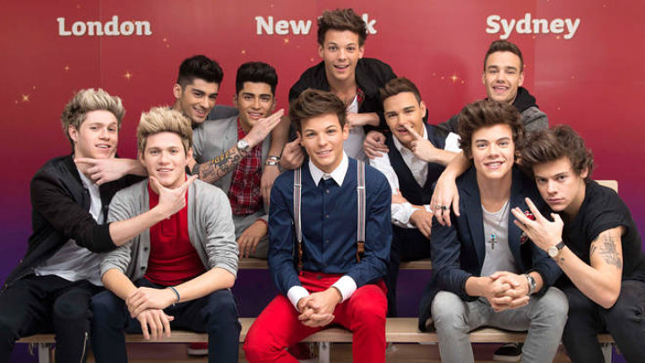 Patung Lilin One Direction di Museum Madame Tussauds