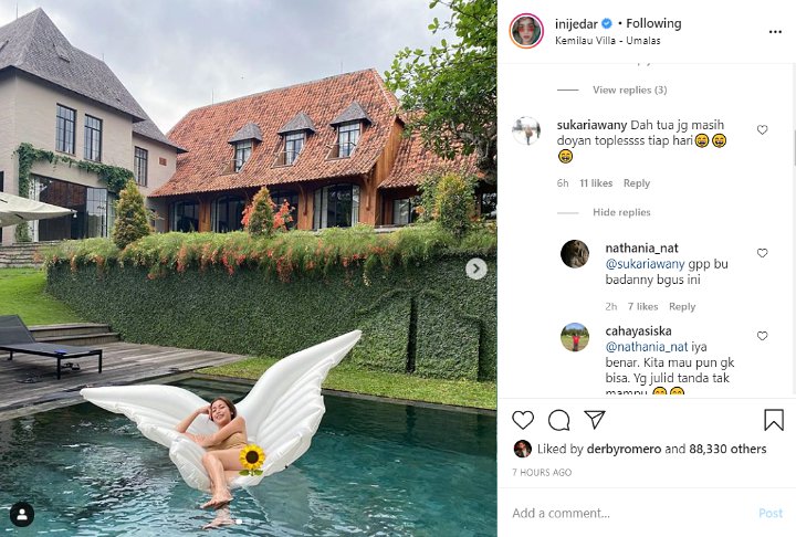 Jessica Iskandar Auto Dicibir Saat Pose Hot di Kolam Renang, Bagian Intim Disensor Jadi Sorotan