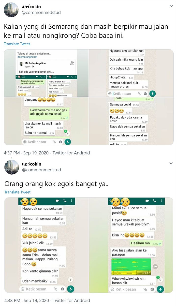 Viral Pasien Positif COVID-19 di Semarang Diduga Sengaja Jalan-Jalan, Gugus Tugas Sigap Jemput Paksa