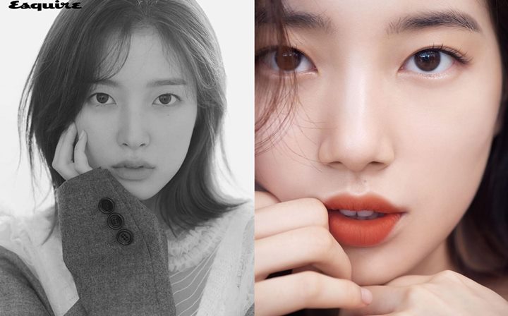 Suzy dan Arin Oh My Girl Dibilang Mirip di Foto-Foto Pemotretan Ini, Setuju?