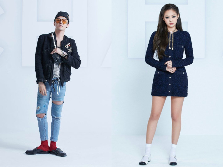 Gaya Keren Abis Foto  Baru Jennie BLACKPINK dan G Dragon 