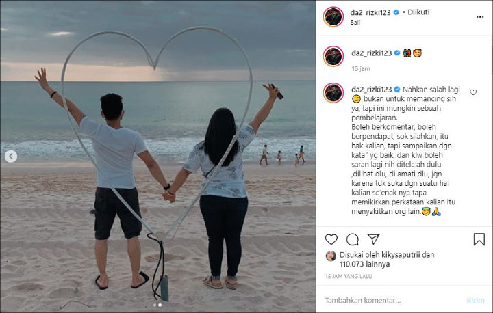 Rizki Gandeng Adik Cantik Jawab Tuduhan Panasi Istri  