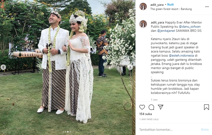 Jenita Janet dan Danu Sofwan Resmi Jadi Pasutri, Begini Suasana Pernikahannya
