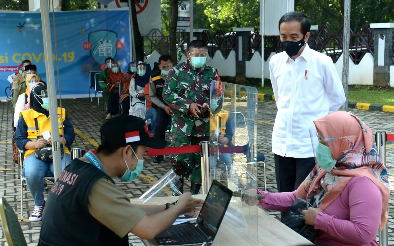 Tinjau Simulasi Vaksinasi Corona di Bogor, Jokowi Ungkap Hal Ini