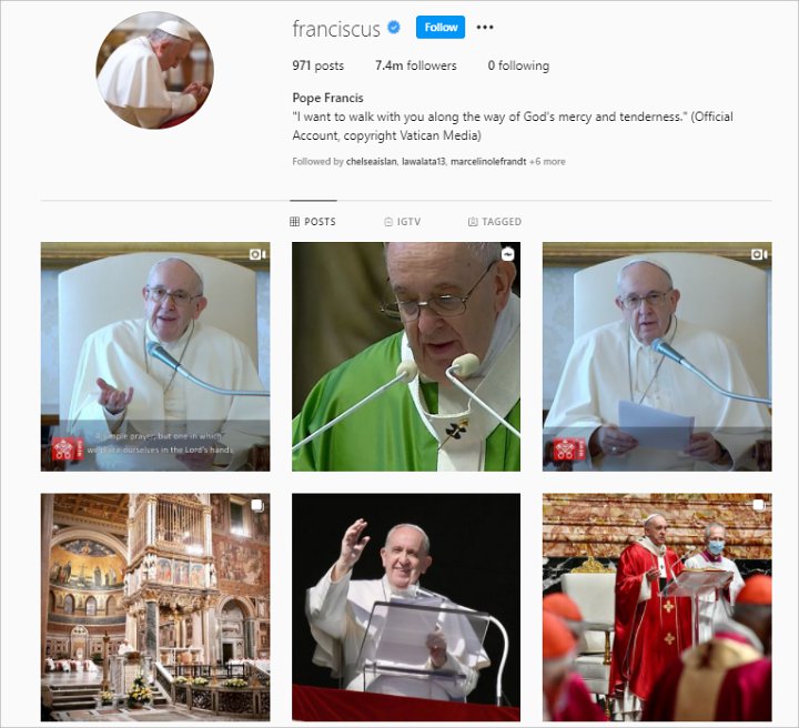 Heboh Akun Sosmed Paus Fransiskus \'Sukai\' Foto Model Dewasa, Vatikan Selidiki