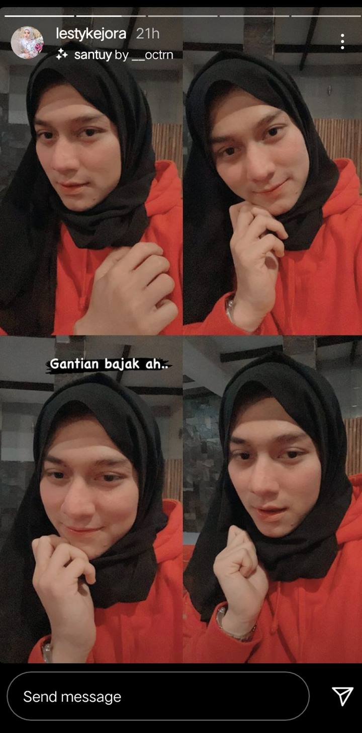 Penampilan Rizky Billar Pakai Hijab Sukses Bikin Pangling Cantik Bak Wanita Arab 6710