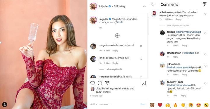 Jessica Iskandar Disebut Tebar Hal Negatif Gegara Pamer Foto Seksi Pakai Mini Dress