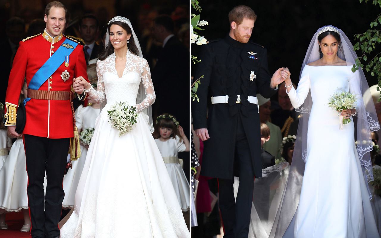 Inilah Deretan Gaun Pengantin Royal Wedding Termahal, Kate Middleton dan Meghan Markle Nomor Berapa?
