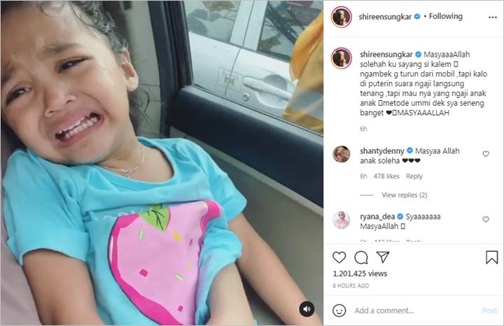 Shireen Sungkar Beber Trik Jitu Agar Si Putri Bungsu 