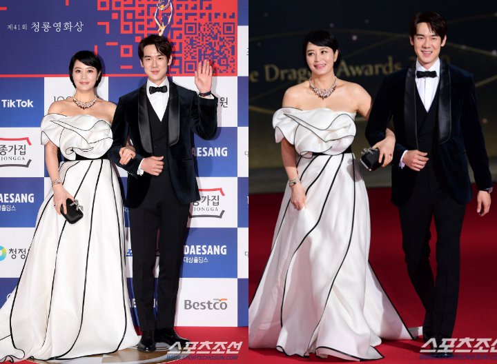 Blue Dragon Film Awards ke-41: Jadi MC, Kim Hye Soo Dan Yoo Yeon Seok Gandengan Mesra Di Red Carpet
