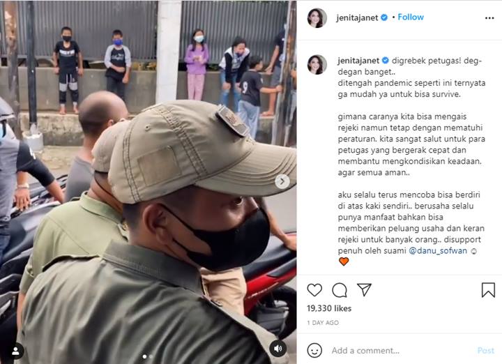 Jenita Janet Rekam Detik-detik Tempat Usahanya Digerebek Satpol PP, Malah Bersyukur?