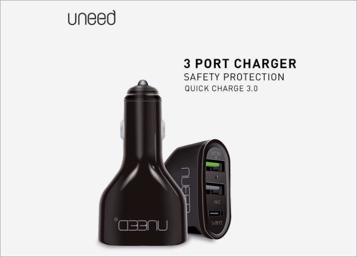 Uneed Car Charger UCCH02