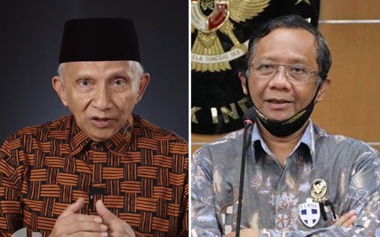 Amien Rais cs Desak Jokowi Bawa Penembakan 6 Laskar FPI ke Pengadilan HAM, Apa Kata Mahfud MD?