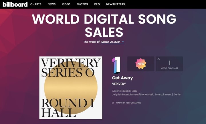 VERIVERY Kembali Puncaki World Digital Song Sales Billboard, Jadi Boy Group Ke-4 Yang Lakukannya