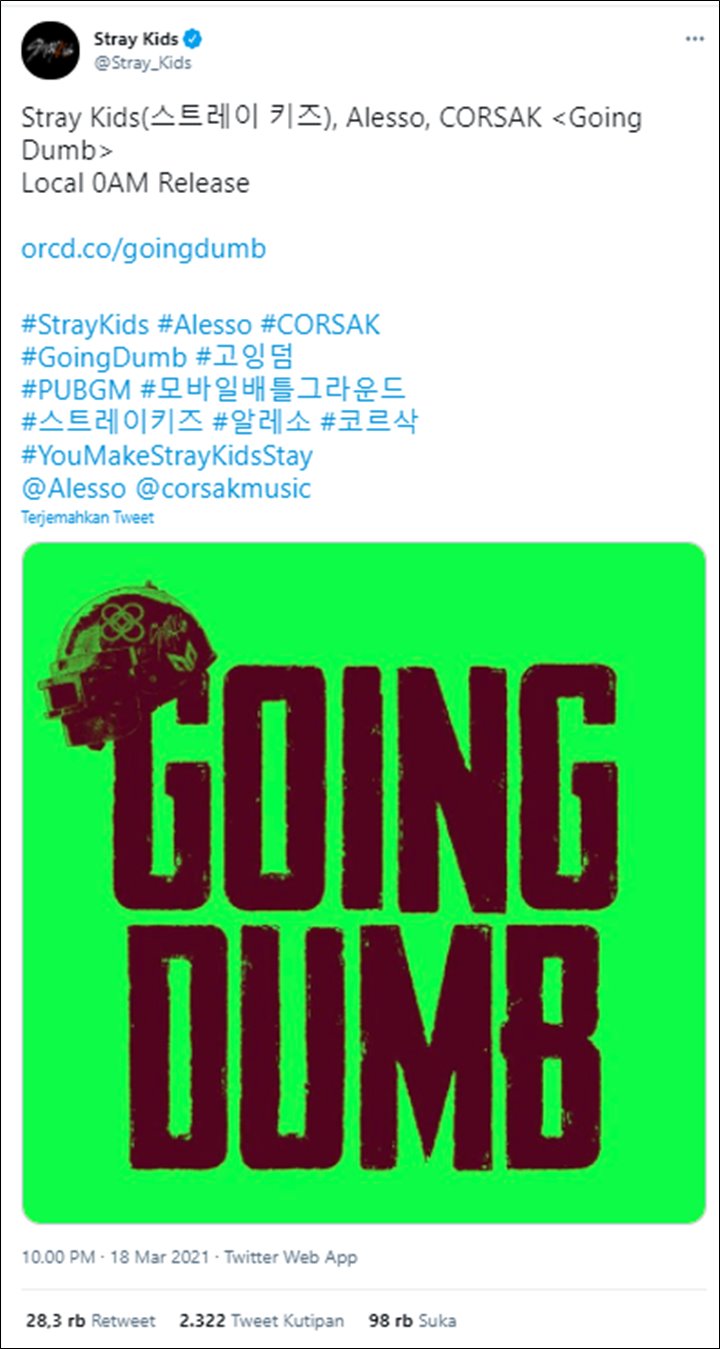 Stray Kids Kejutkan Fans Gaet 2 Musisi Asing Ini Untuk Kolaborasi Di Lagu Baru \'Going Dumb\'