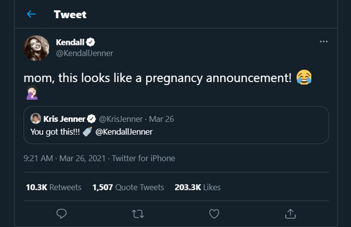 Kendall Jenner Dirumorkan Hamil Karena Hal Ini