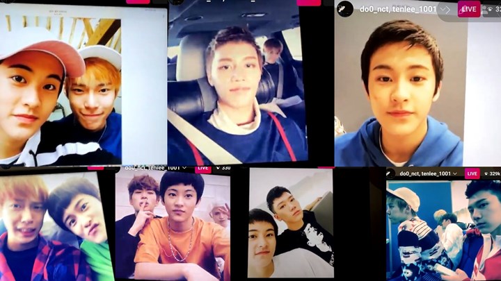 Mark, Doyoung dan Ten NCT Live Instagram Bareng Umbar Foto-Foto Masa Lalu