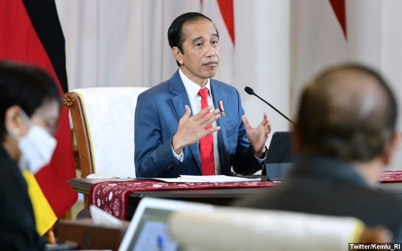 Jokowi Klaim Kasus COVID-19 RI Membaik Berkat PPKM Mikro di Hadapan Kanselir Jerman Angela Merkel