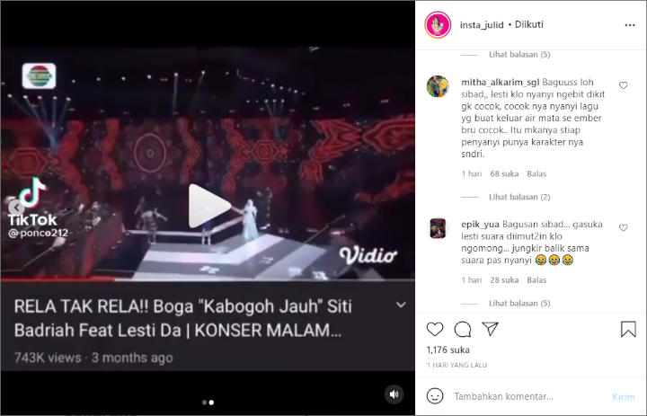 Sempat Duet Bareng Siti Badriah, Suara Lesty Kejora Malah Jadi Perbincangan Hingga Tuai Cibiran