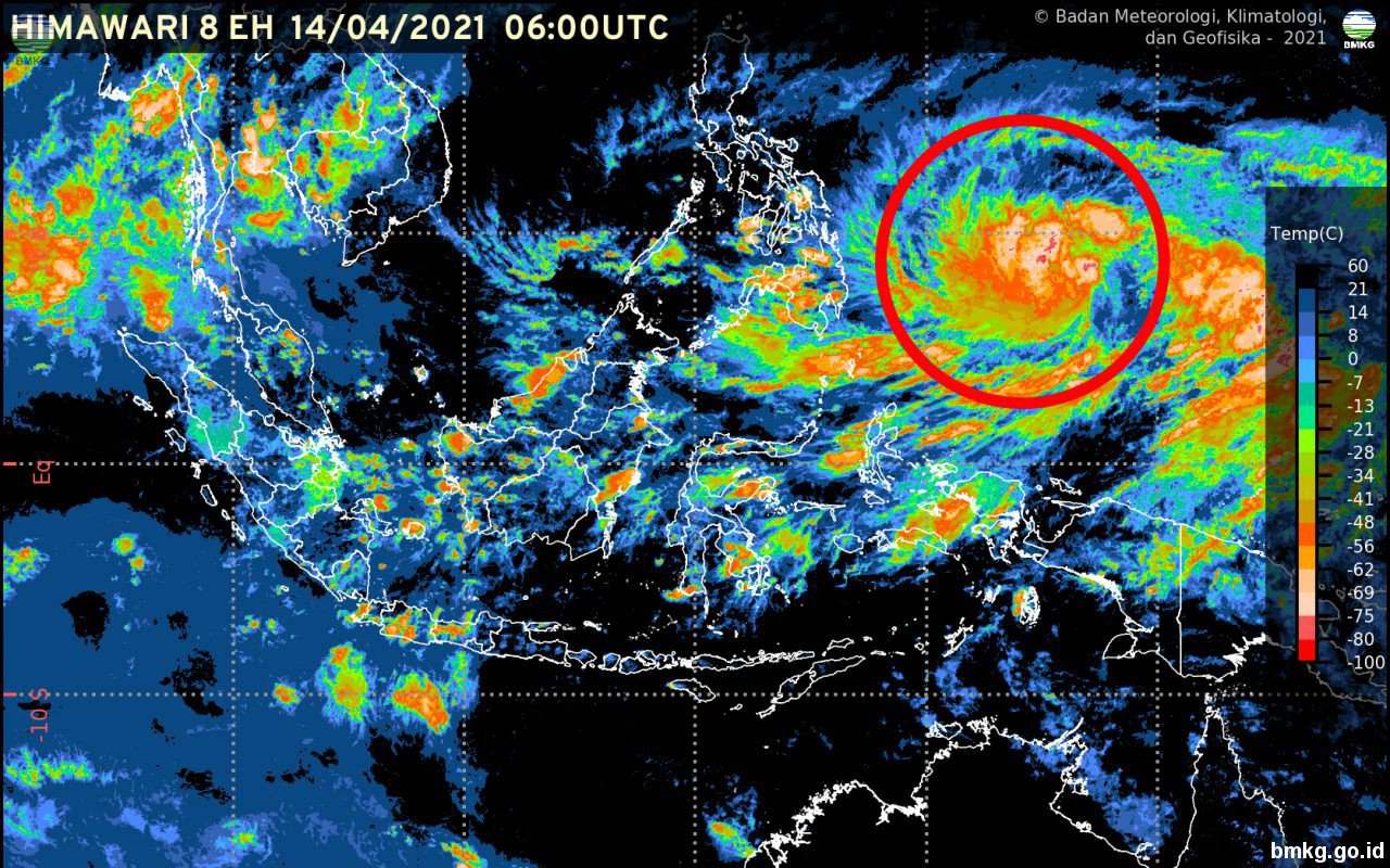Siklon Tropis Surigae Berpotensi Jadi Badai Raksasa, Sumatera Sampai Papua Wajib Waspada!