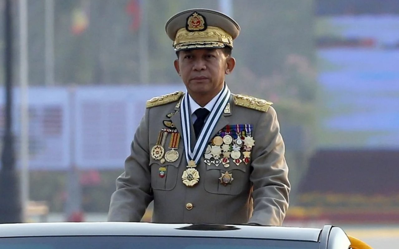 Pemimpin Junta Militer Myanmar Dilaporkan ke Jakarta 24 April Besok, Ada Apa?