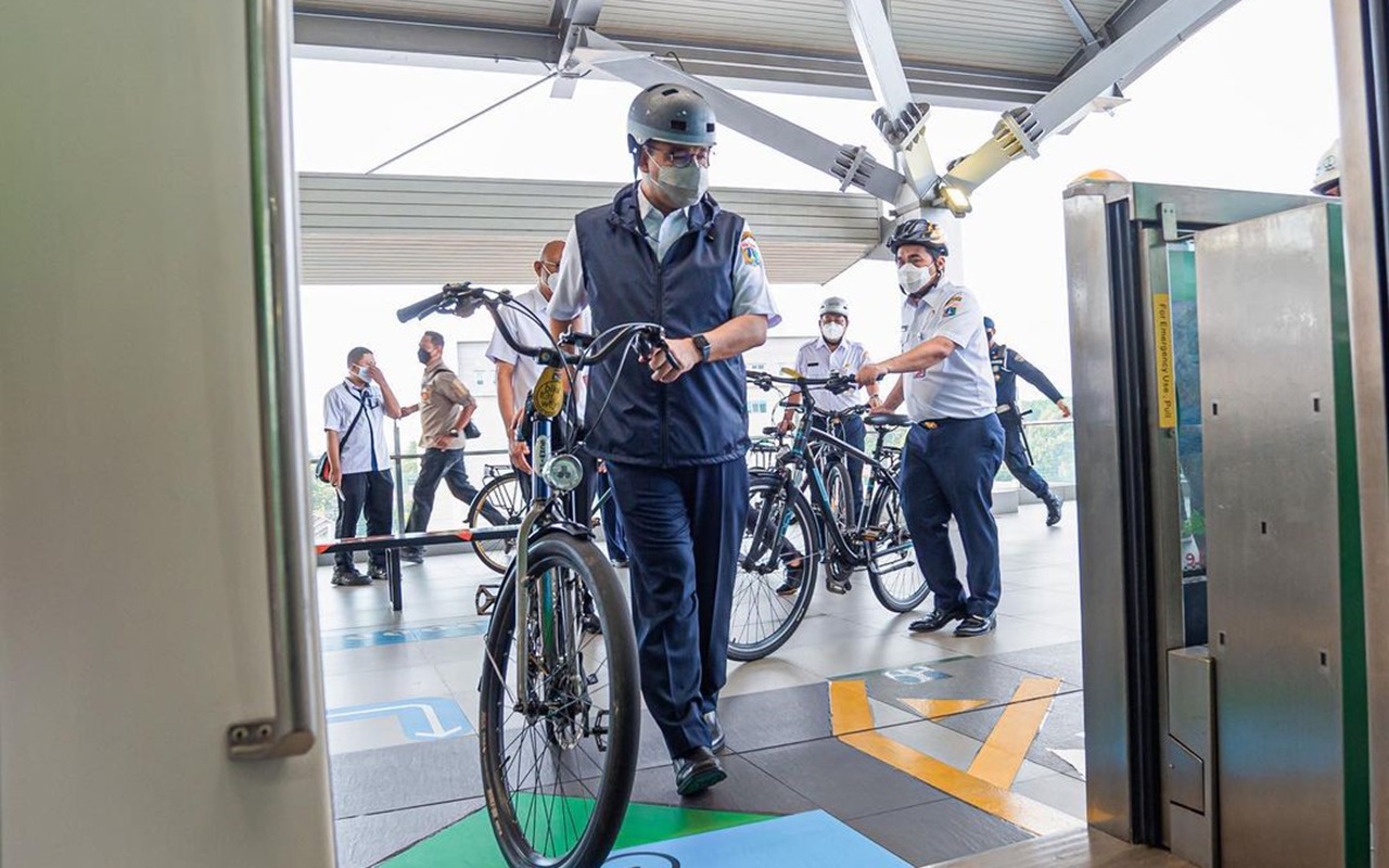MRT Jakarta Siapkan Fasilitas Conveyor Belt Untuk Pembawa Sepeda Non-Lipat