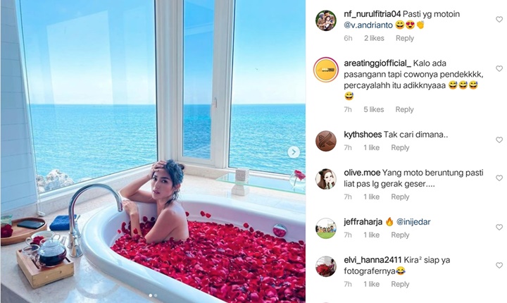 Jessica Iskandar Pamer Potret Meresahkan di Bathub, Sosok Fotografer Bikin Penasaran