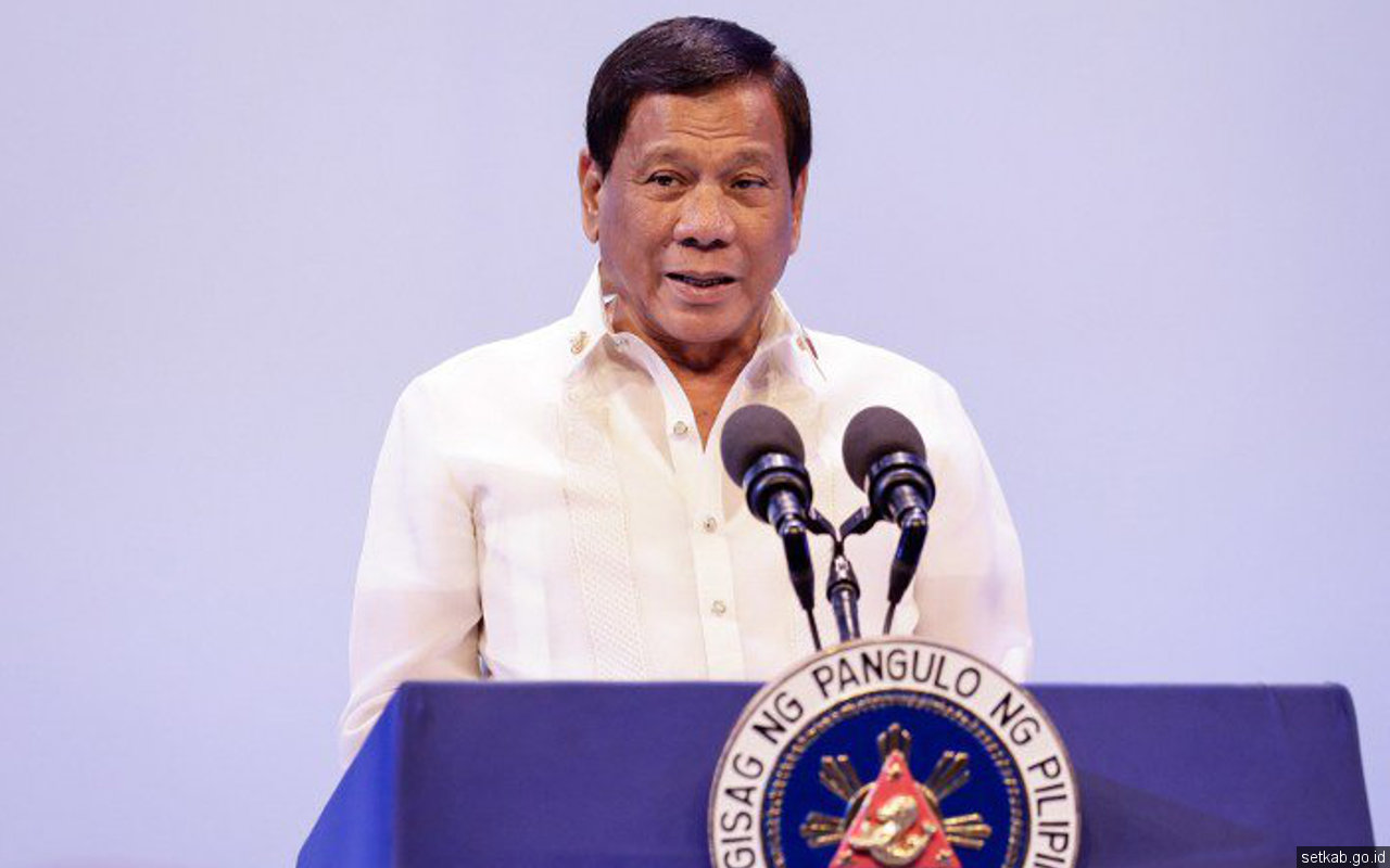Rodrigo Duterte Larang Menteri Bicara Soal LCS Usai Terlibat Perang Medsos dengan Tiongkok