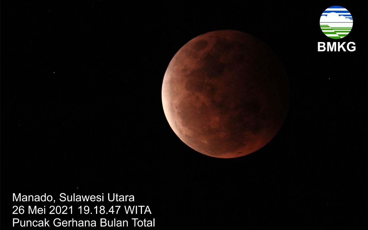 Intip Cantiknya Gerhana Bulan Total Super Blood Moon yang Bisa Dilihat di Hampir Semua Wilayah RI
