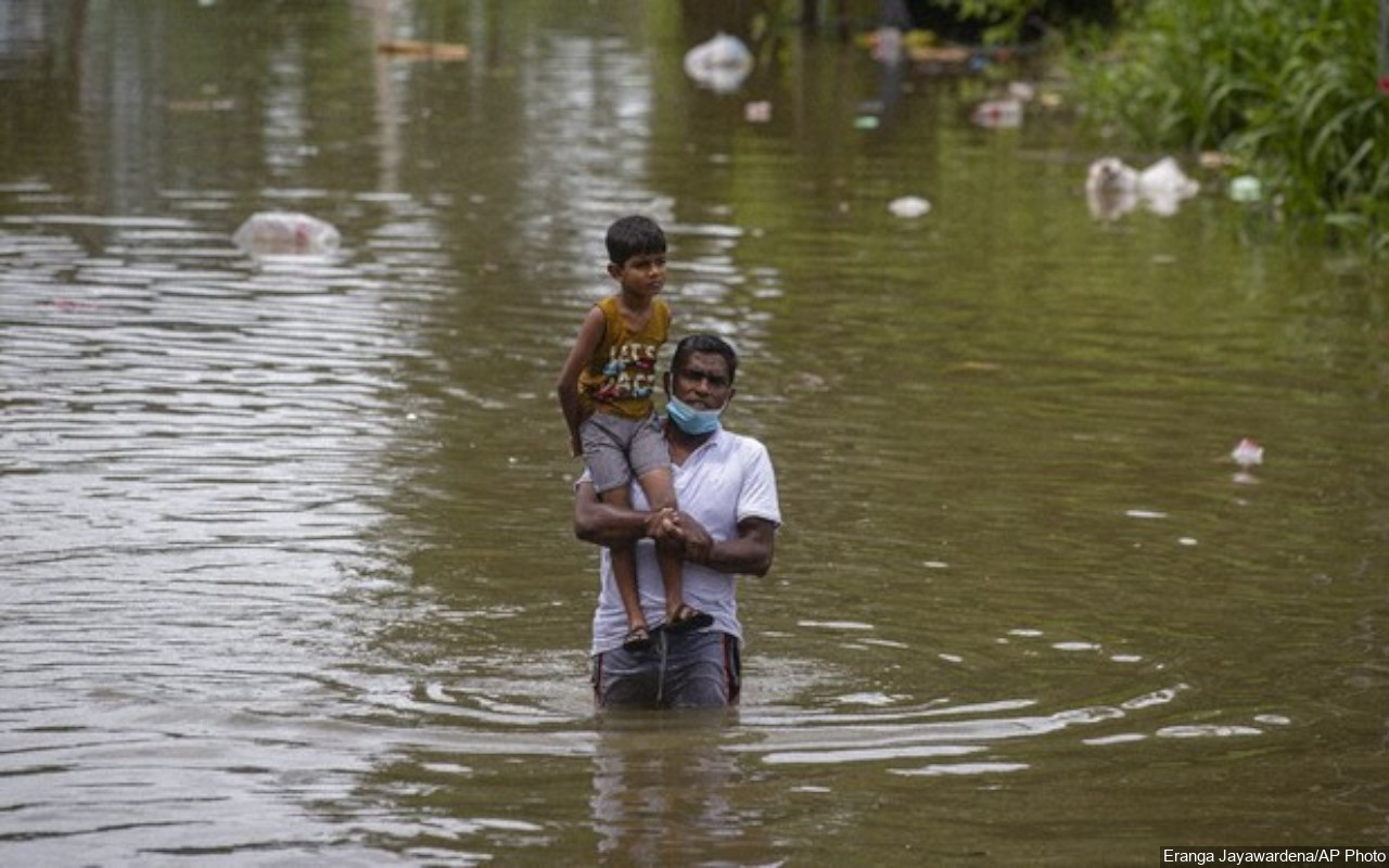 Banjir di Sri Lanka Tewaskan 17 Orang, Puluhan Ribu Lainnya Mengungsi