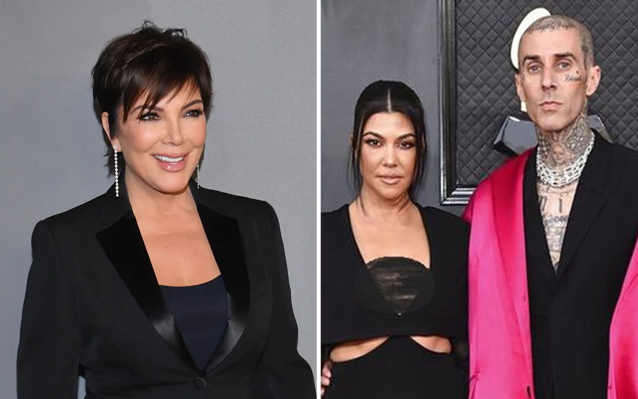 Kris Jenner Terharu Travis Barker Kunjungi Makam Ayah Kourtney Kardashian Demi Izin Menikah