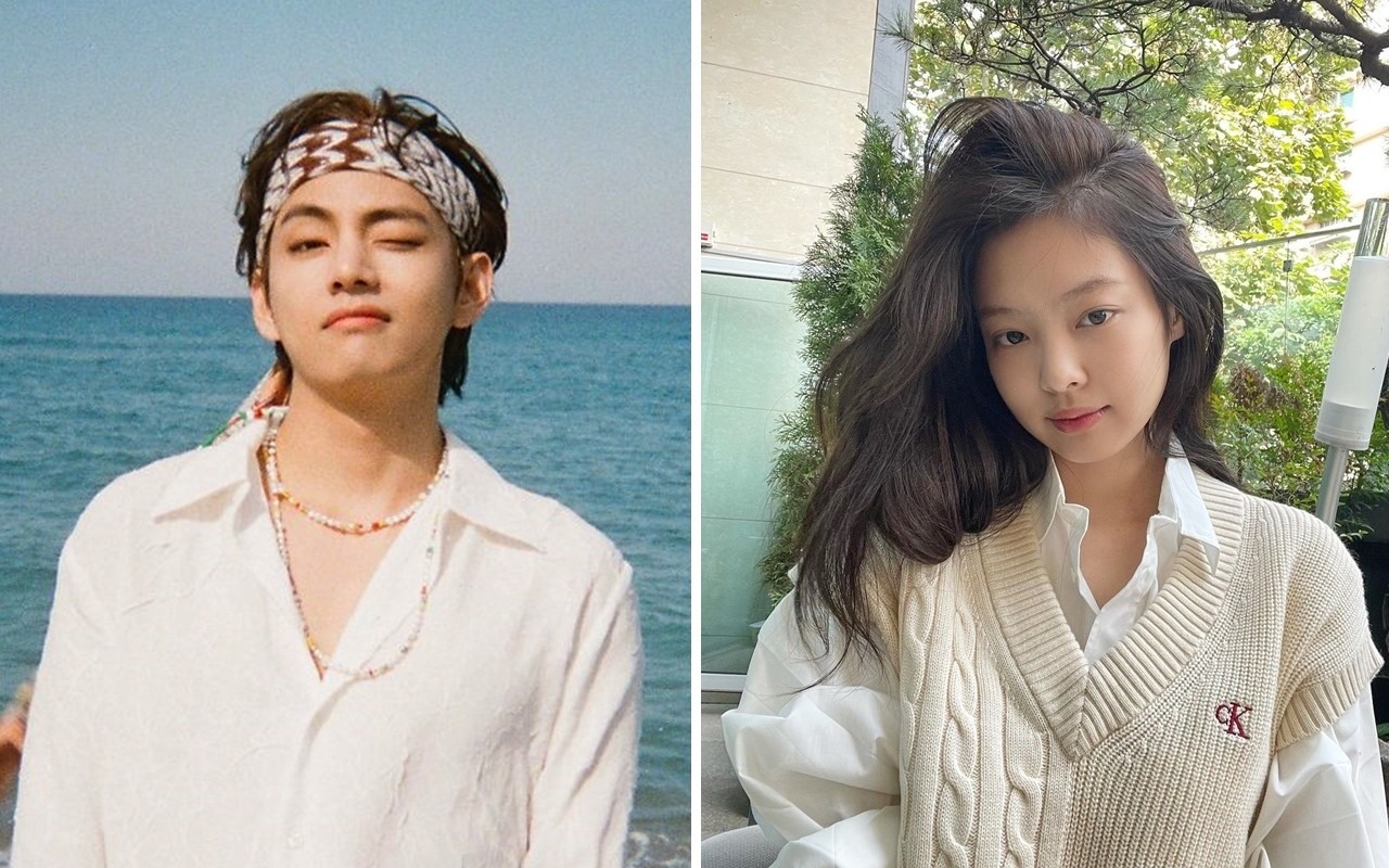 Beredar Foto Diduga V BTS Cium Mesra Jennie BLACKPINK