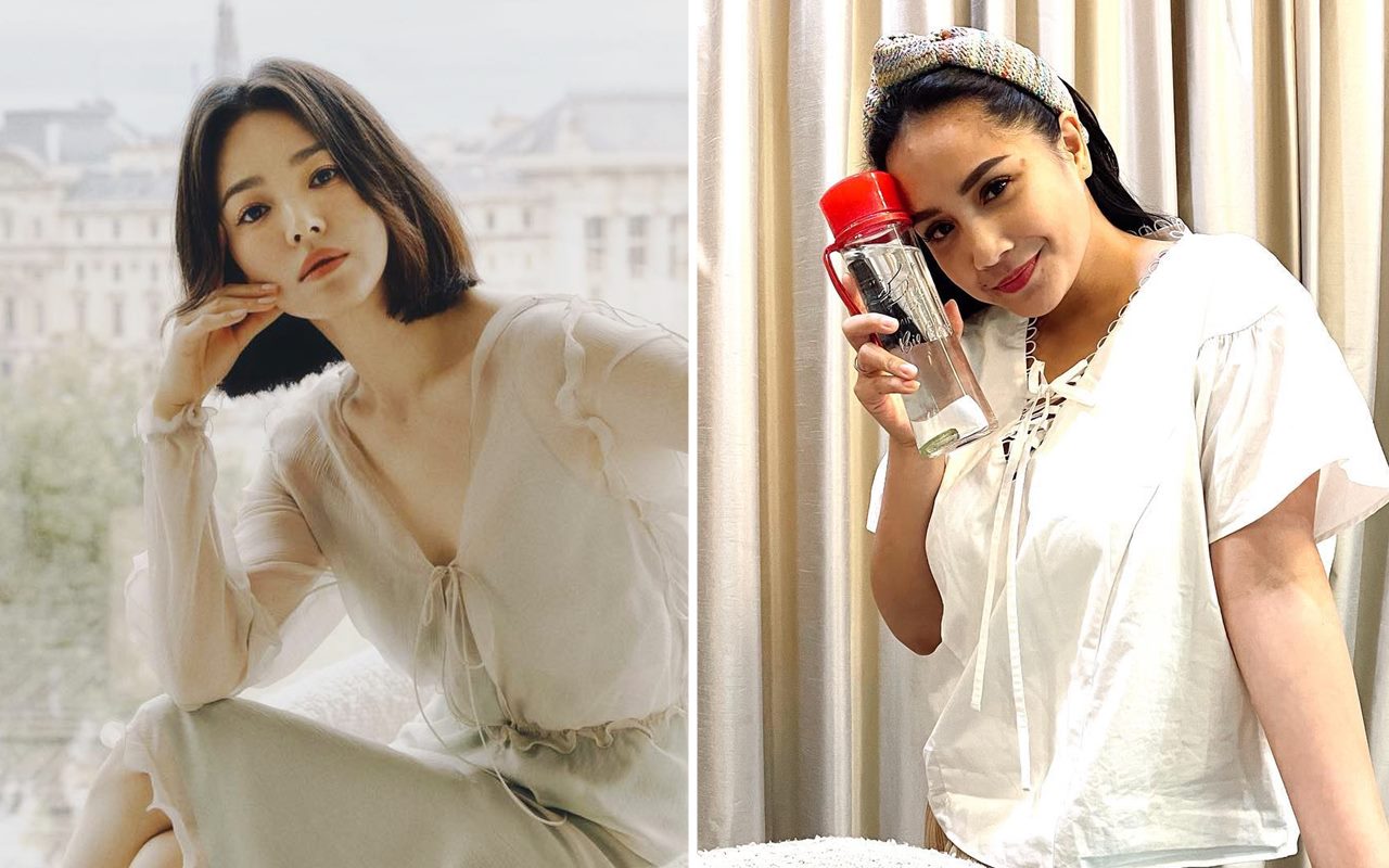 Nagita Slavina Miliki Selera Fashion Mirip Song Hye Kyo, Tas Mini