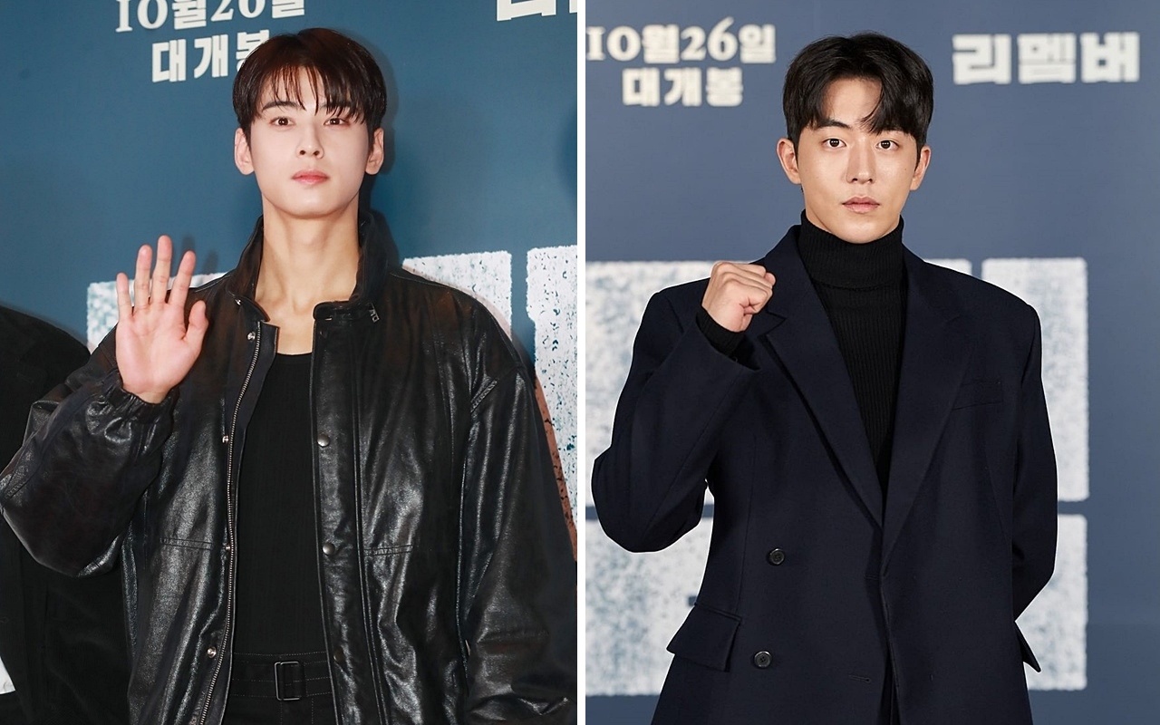 Cha Eunwoo dan Nam Joo Hyuk Kembaran Jaket di Premiere Remember