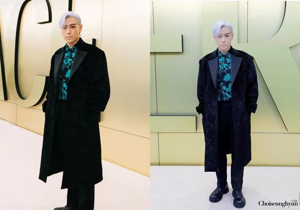 T.O.P BIG BANG Tampil Memikat di Acara Peragaan Busana Versace