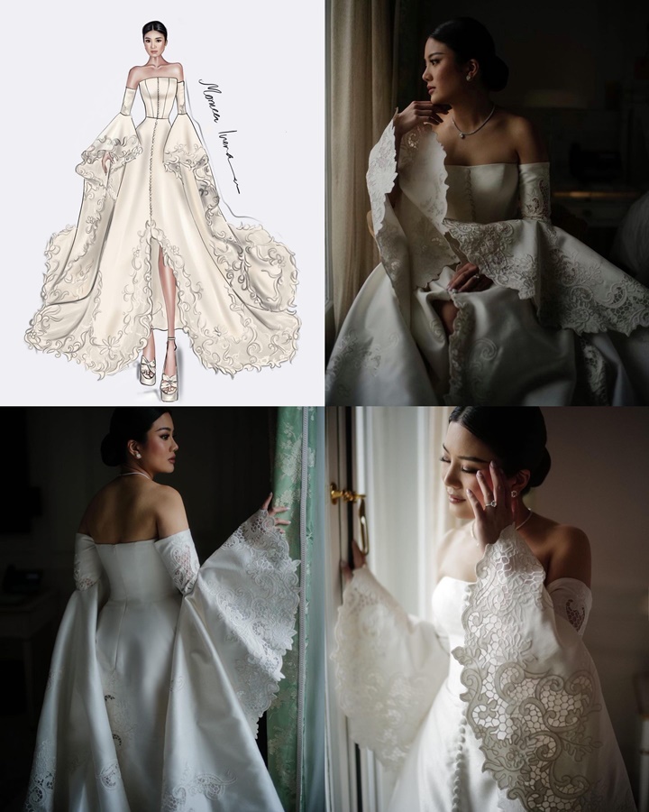 Desain Bridal Robe Valencia Tanoe Tak Biasa Sampai Buat Netter Tercengang