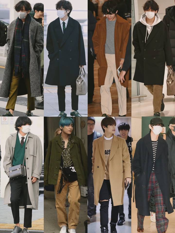 Evolusi Gaya V BTS di Bandara Dapat Ulasan Majalah Fashion Jepang